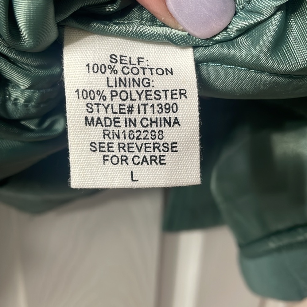 Nwot Bucket List Lined Jacket With Button Snaps. … - image 4